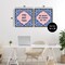 Stupell Industries Encouraging Words on Boho 2 Piece Black Framed Floater Canvas Set, design by Lettered and Lined
